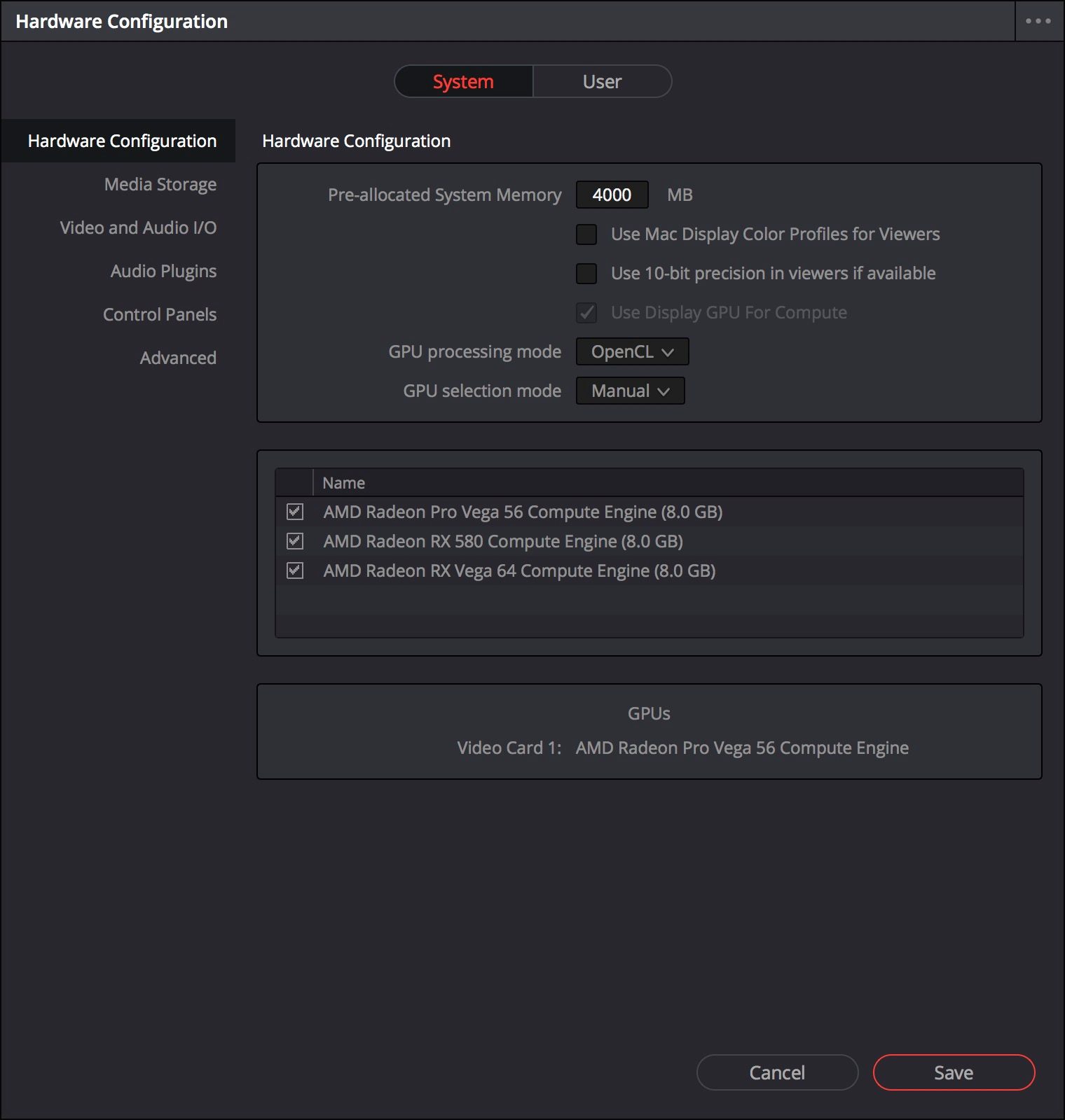 davinci resolve could not find any opencl capable gpus